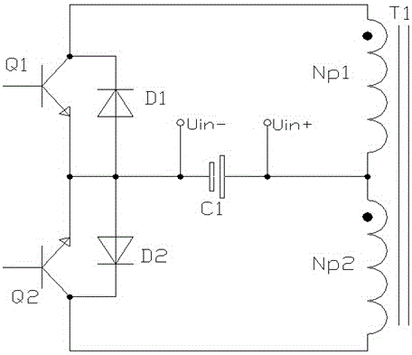 Driving method and device for IGBT provided with push-and-pull isolating power source