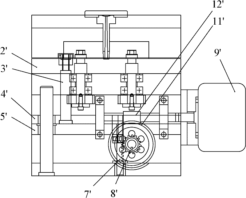 Injection mold screw thread core pulling mechanism