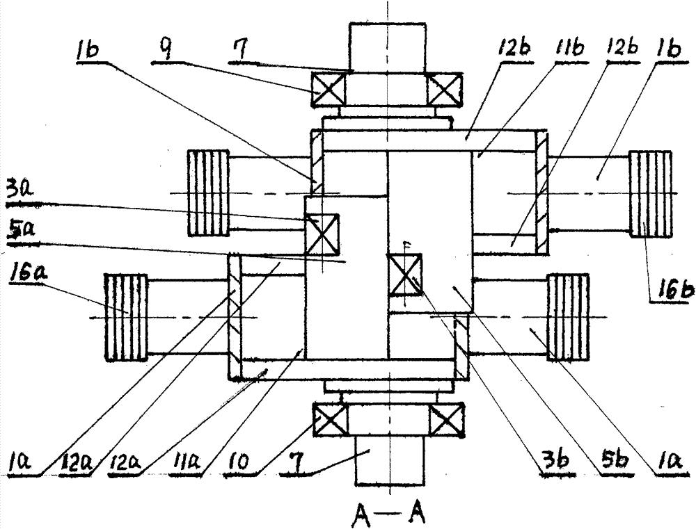 Gear-driven internal combustion engine