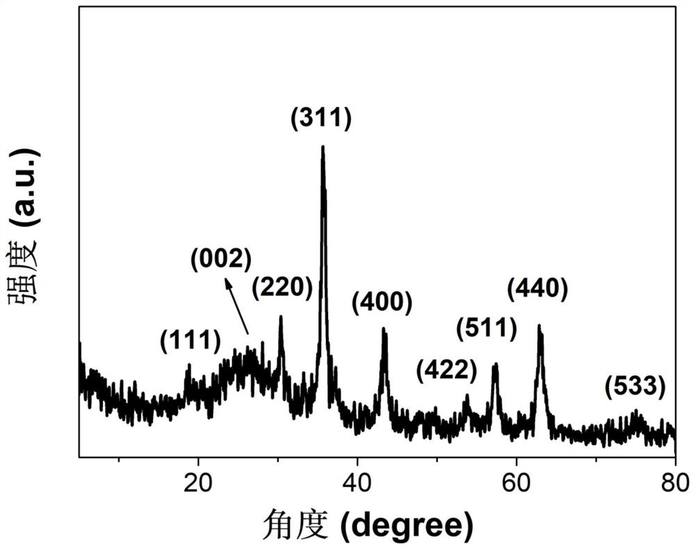 Iron oxide-nitrogen-doped carbon microtube composite wave-absorbing material and preparation method thereof