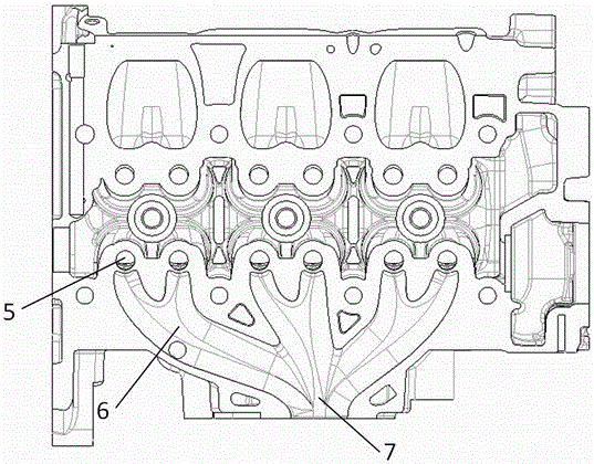 Integrated-designed engine cylinder cover