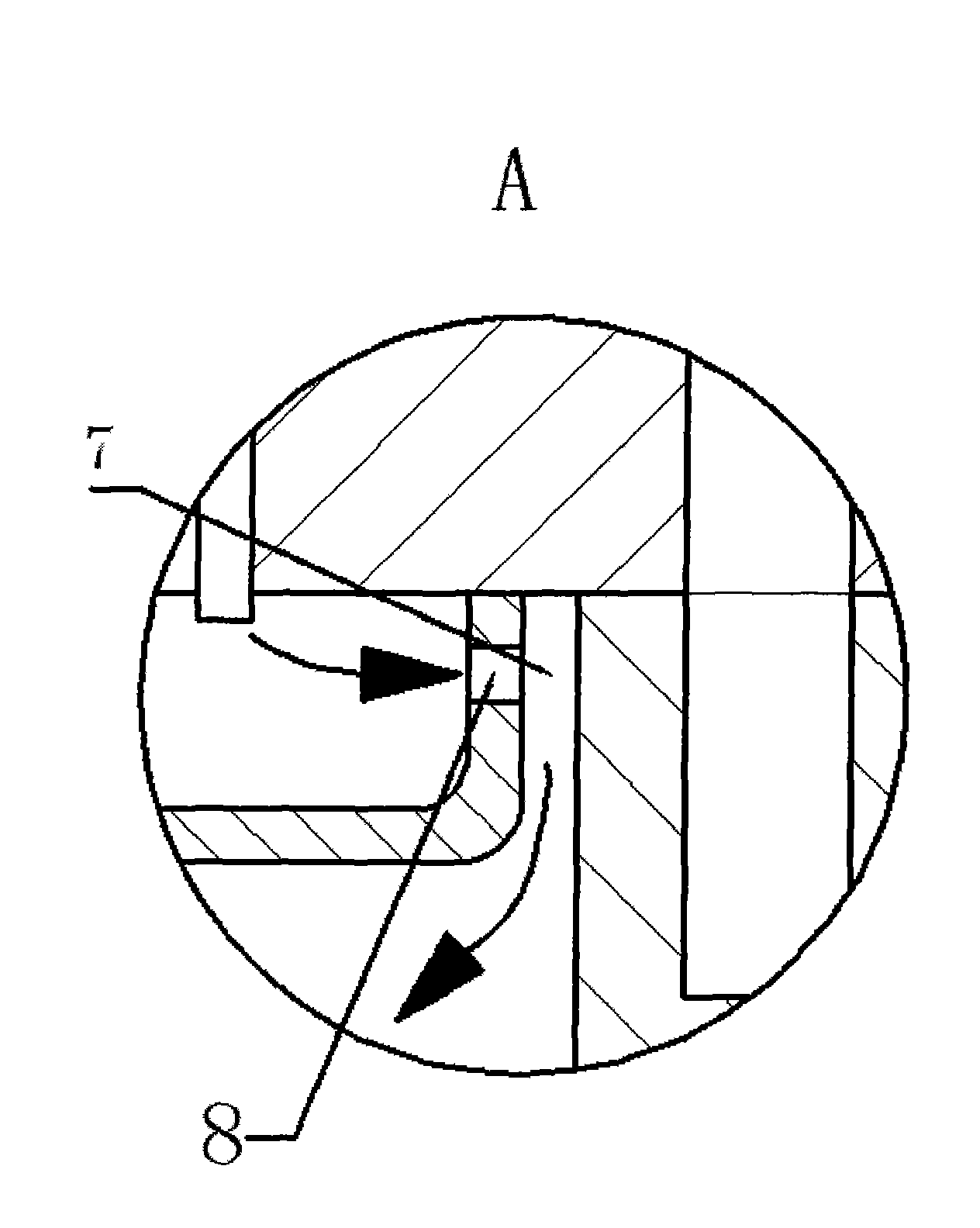 Pressure-bearing device with cooling function for supercritical water treatment