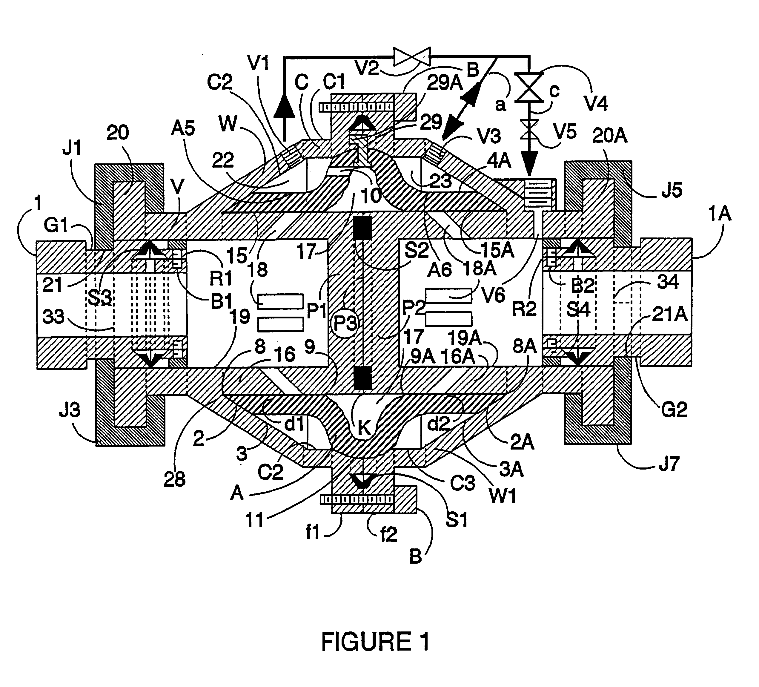 Multi-diaphragm valve