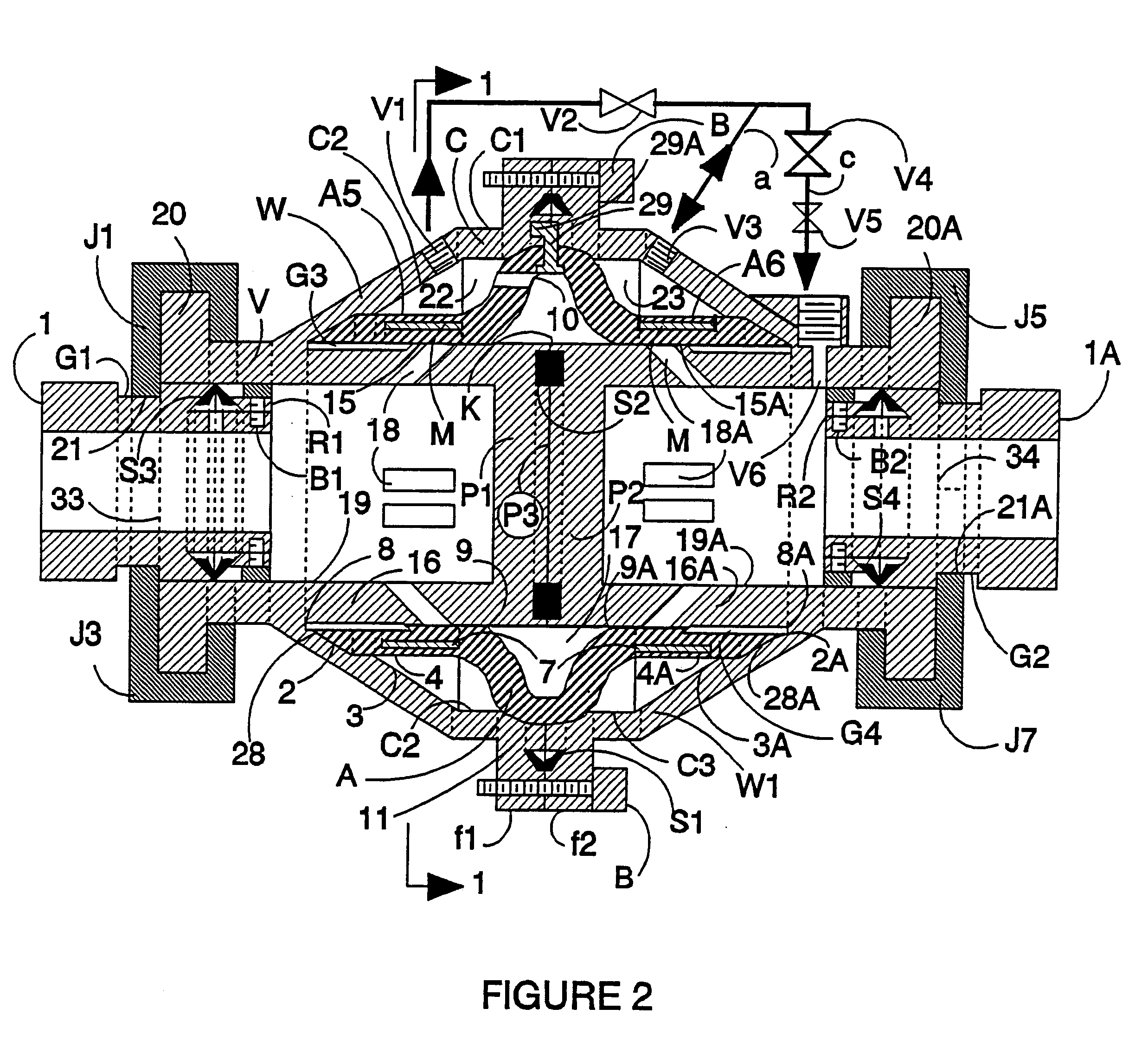 Multi-diaphragm valve