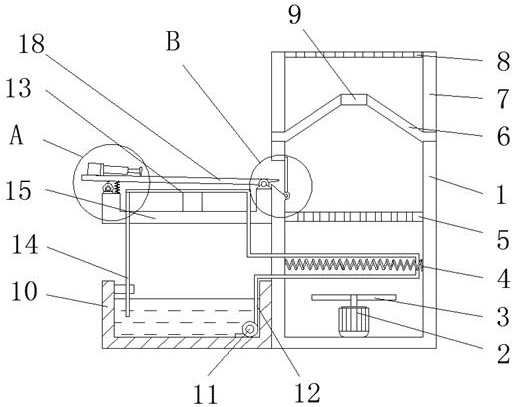 Drying box realizing uniform heating of cut tobacco