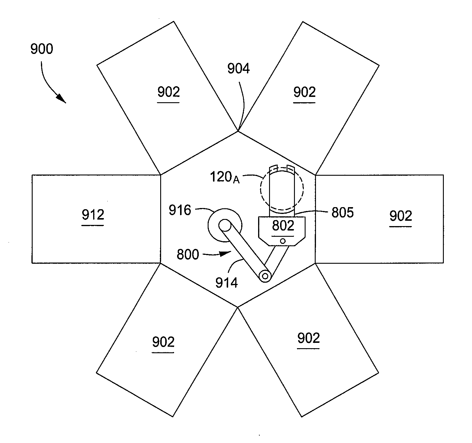 Multiple substrate transfer robot