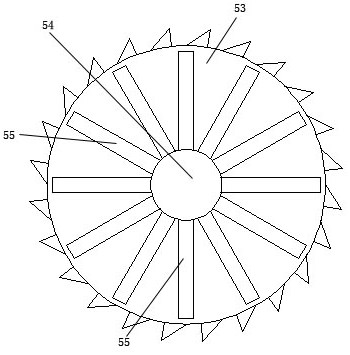 Telescopic adjusting type loudspeaker plastic accessory polishing device