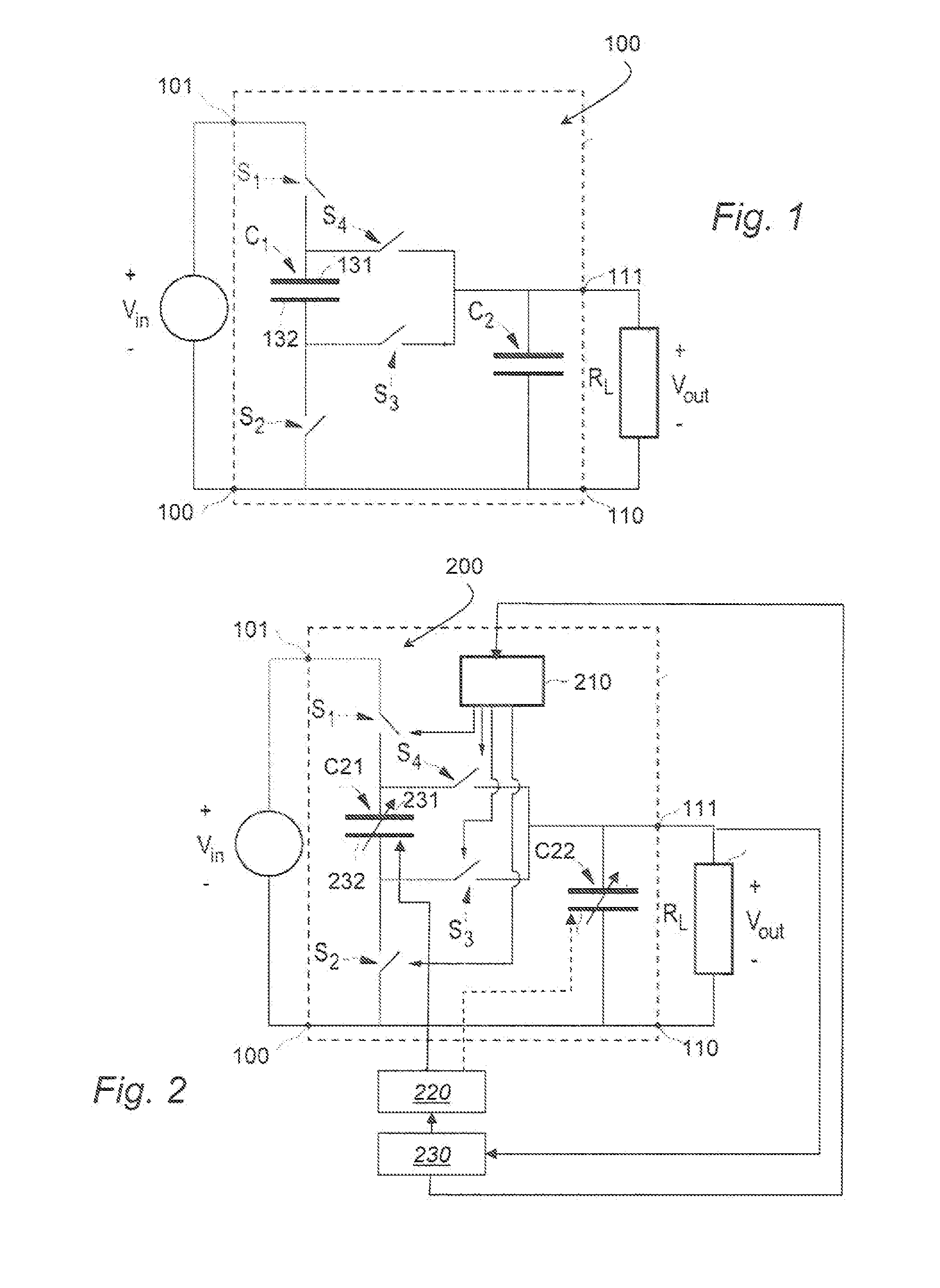 Capacitive dc-dc converter