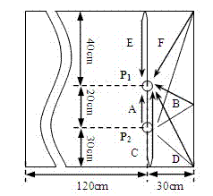 Time-distance domain mapping method with frequency deviation correction effect