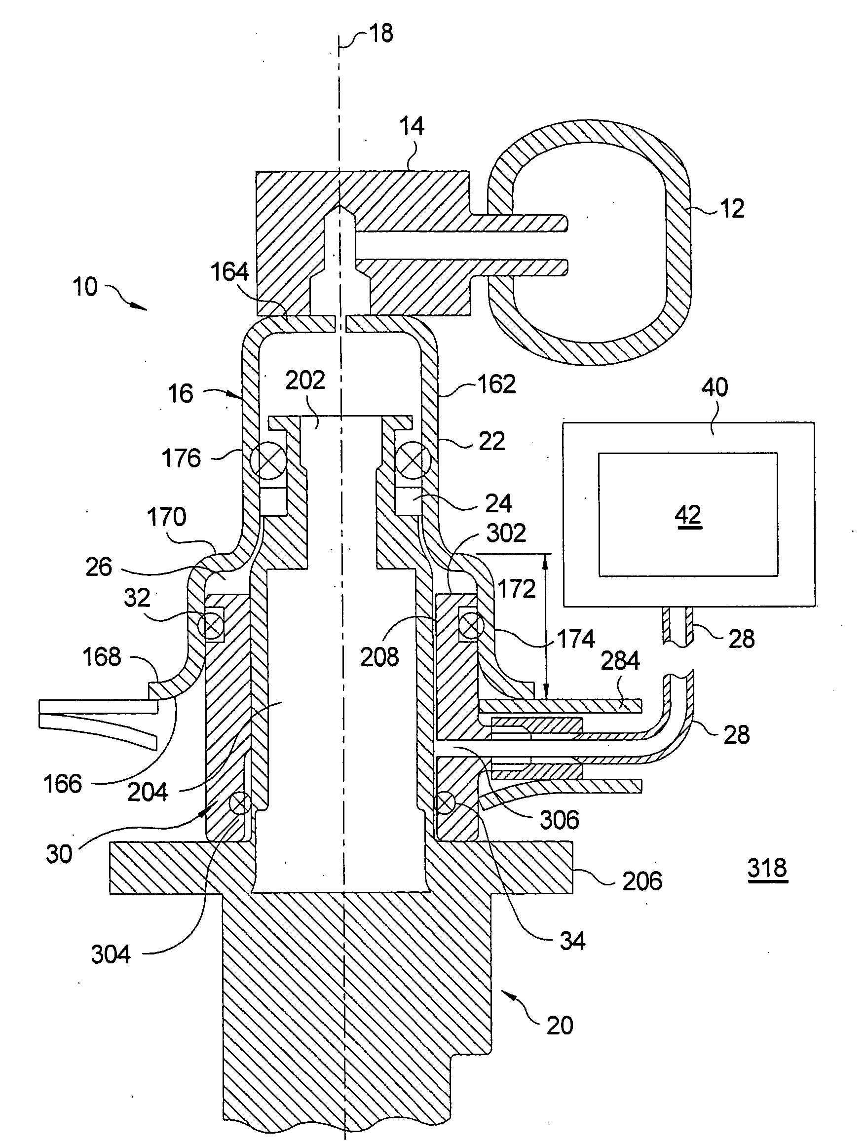 Vapor recovery system for a direct injector fuel rail assembly