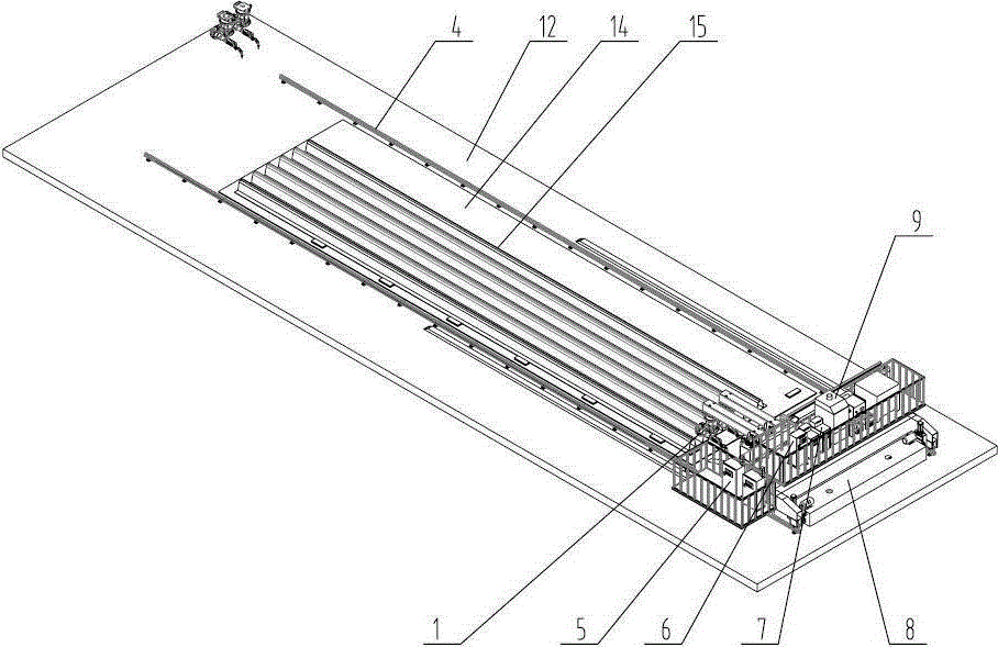 Automatic assembly method for orthotropic plate unit U-shaped ribs