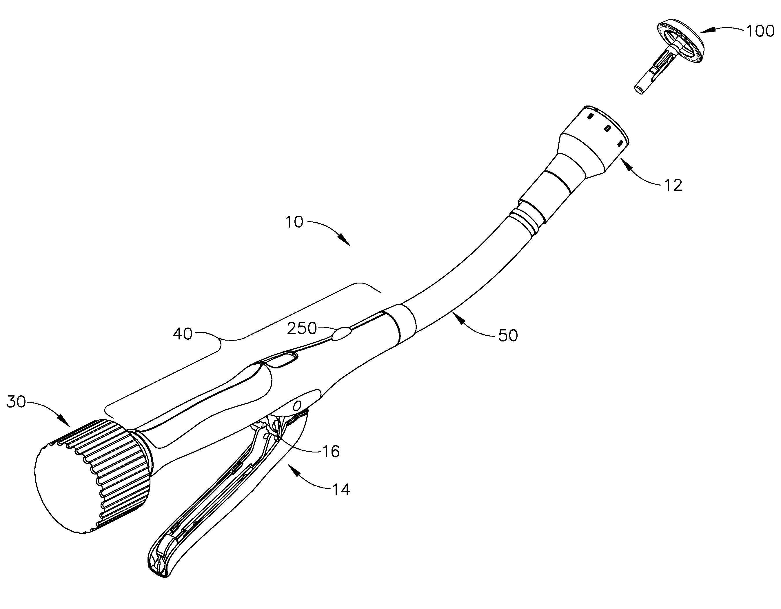 Surgical stapling instrument with device for indicating when the instrument has cut through tissue