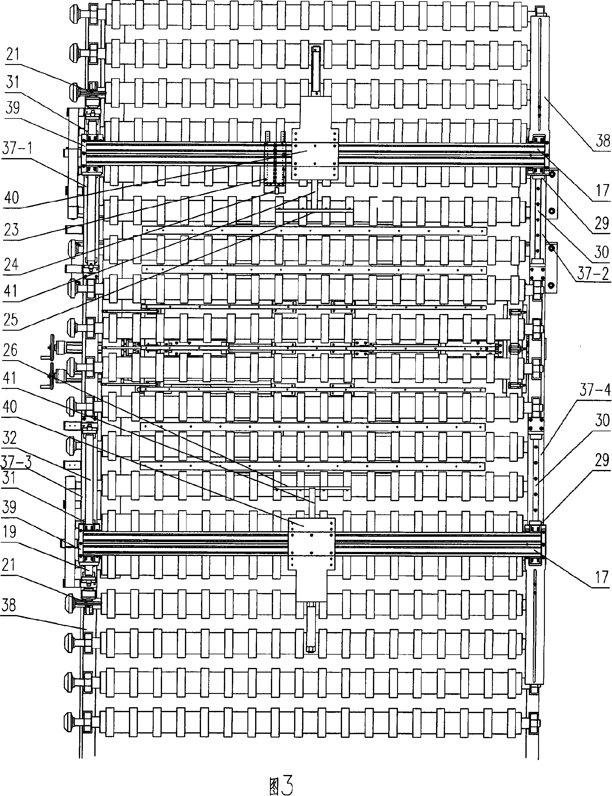 Glass alignment positioning system for the ultra-thin glass on-line automatic sheet-fetching