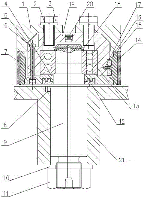 A kind of looper wheel with detachable wear-resistant layer