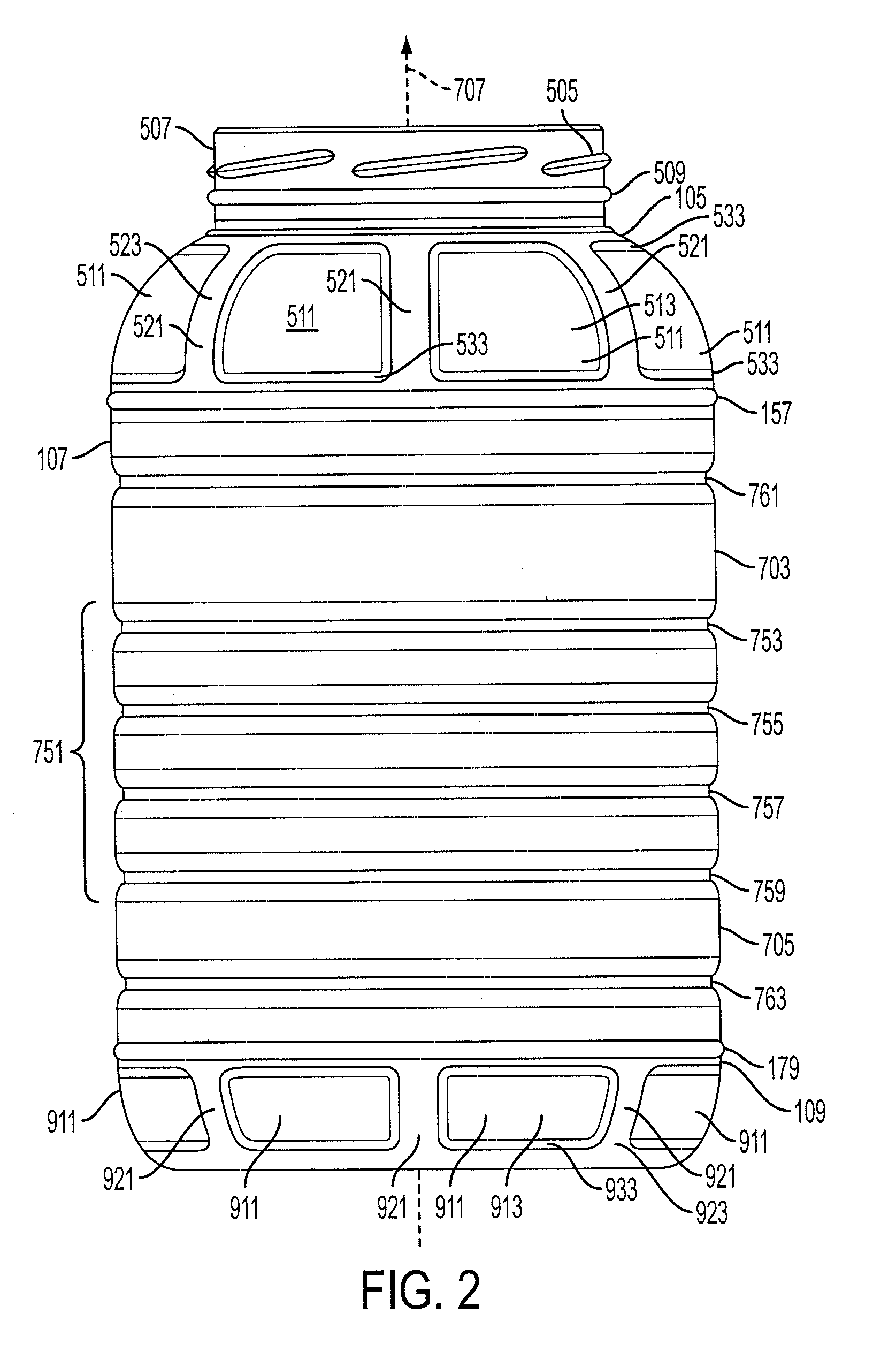 Container with Improved Crush Resistance