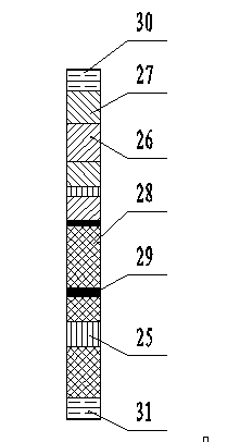 Bedding long drilling hole seam cutting and hole washing integral coal bed gas extraction method