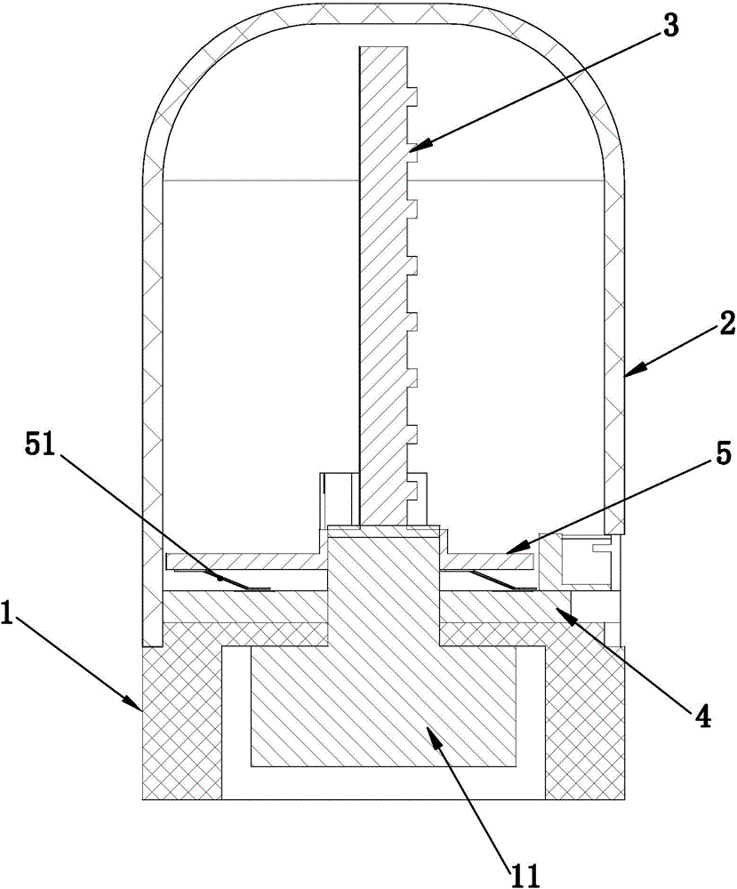 Craftwork lamp with rotatable luminous source