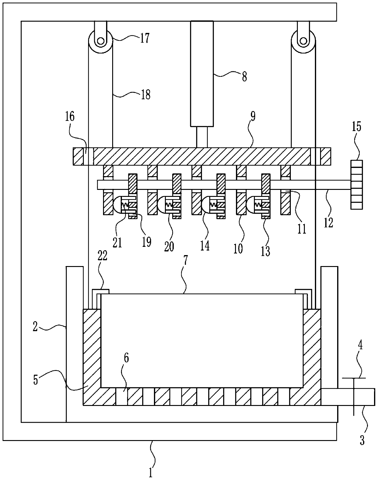 A device for removing anti-rust oil before using a tool