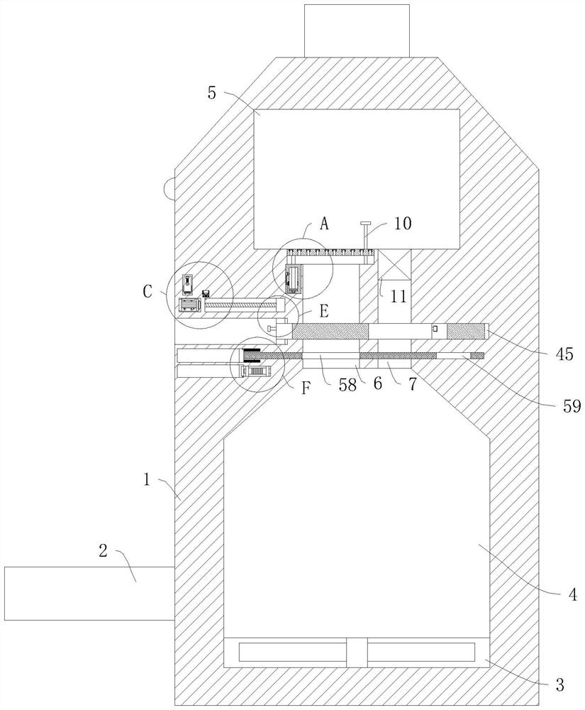 High-concentration acid mist purification tower for industrial waste gas