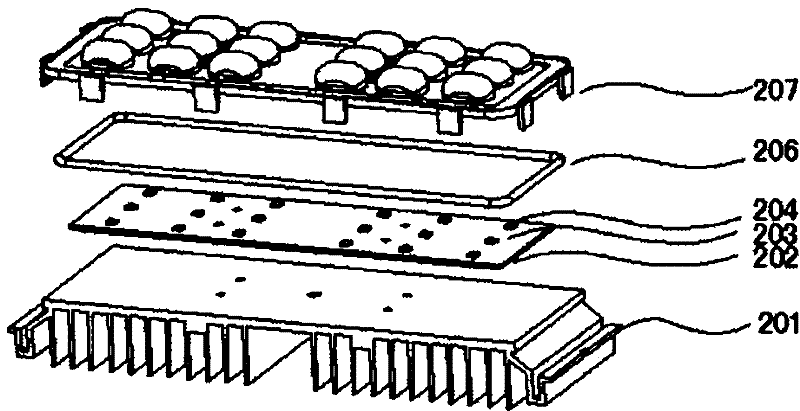 Lead-free LED (Light-Emitting Diode) module and manufacturing process thereof