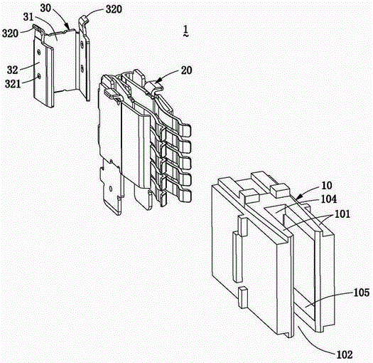 Copper bar connector and terminal assembly