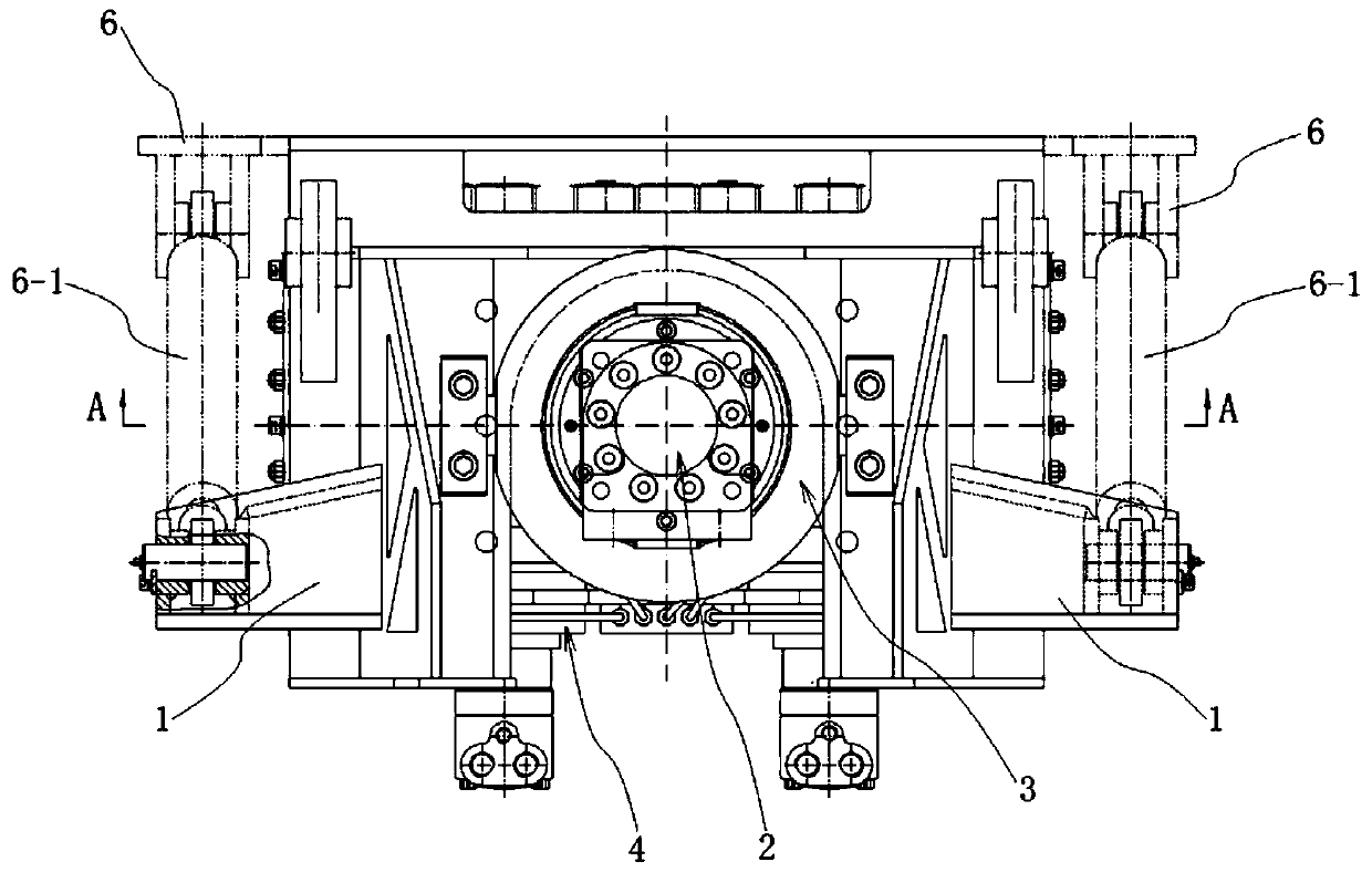 Drilling machine sound wave power head eccentric vibration generating device