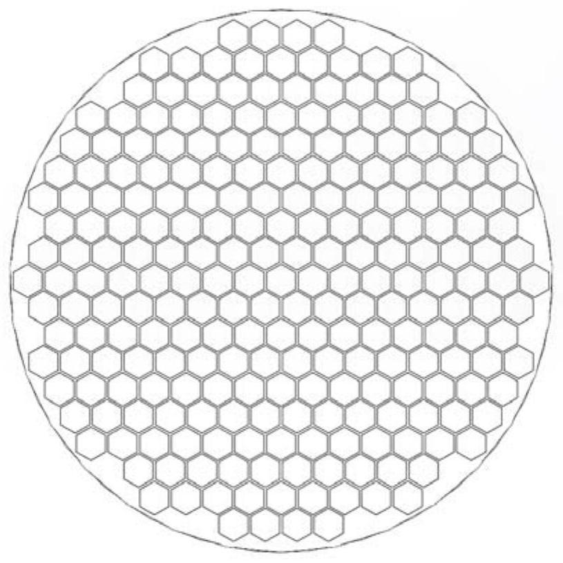 A method for preparing ferroferric oxide with a porous honeycomb structure based on light-curing 3D printing technology