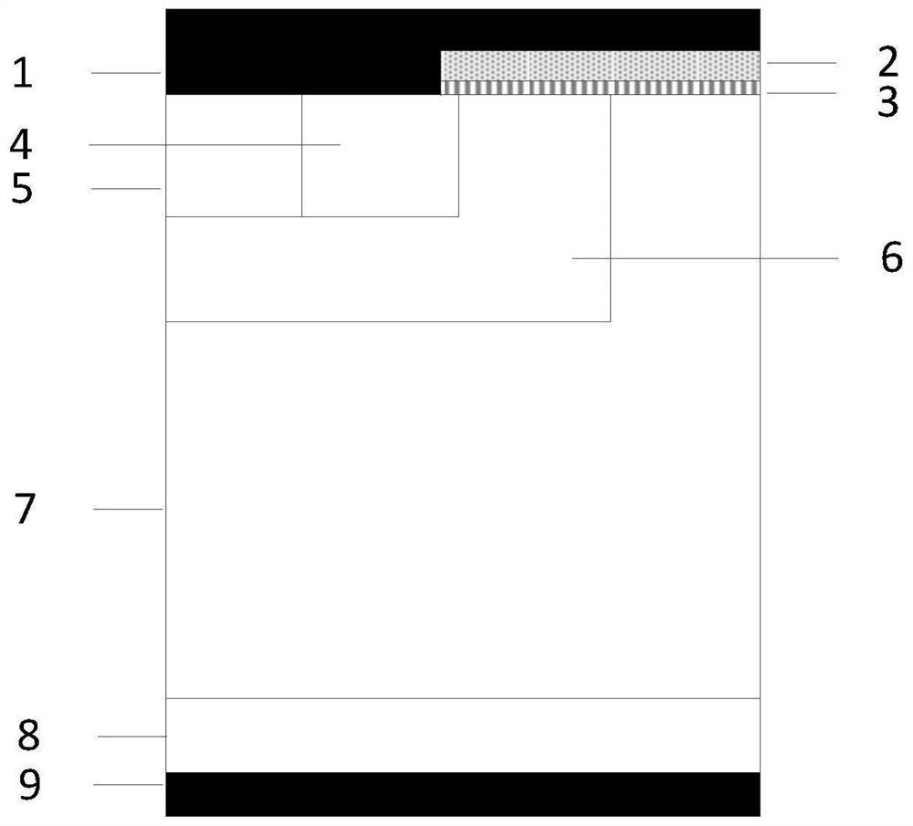 A kind of super barrier diode device