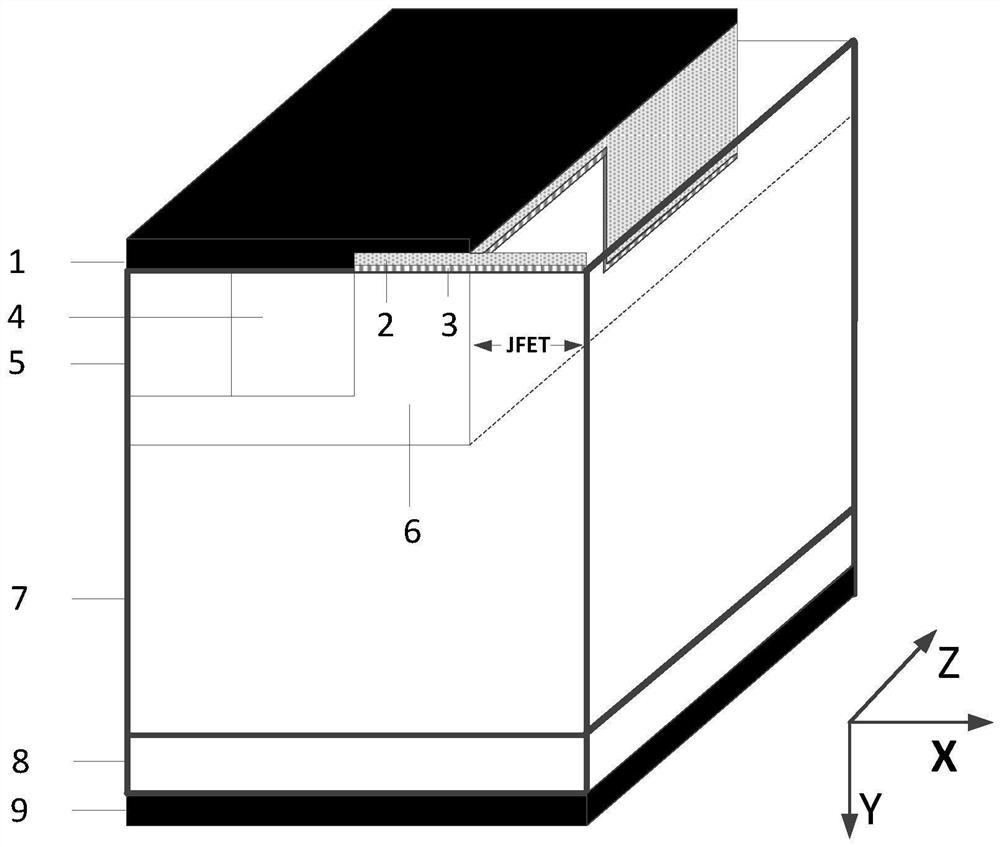 A kind of super barrier diode device