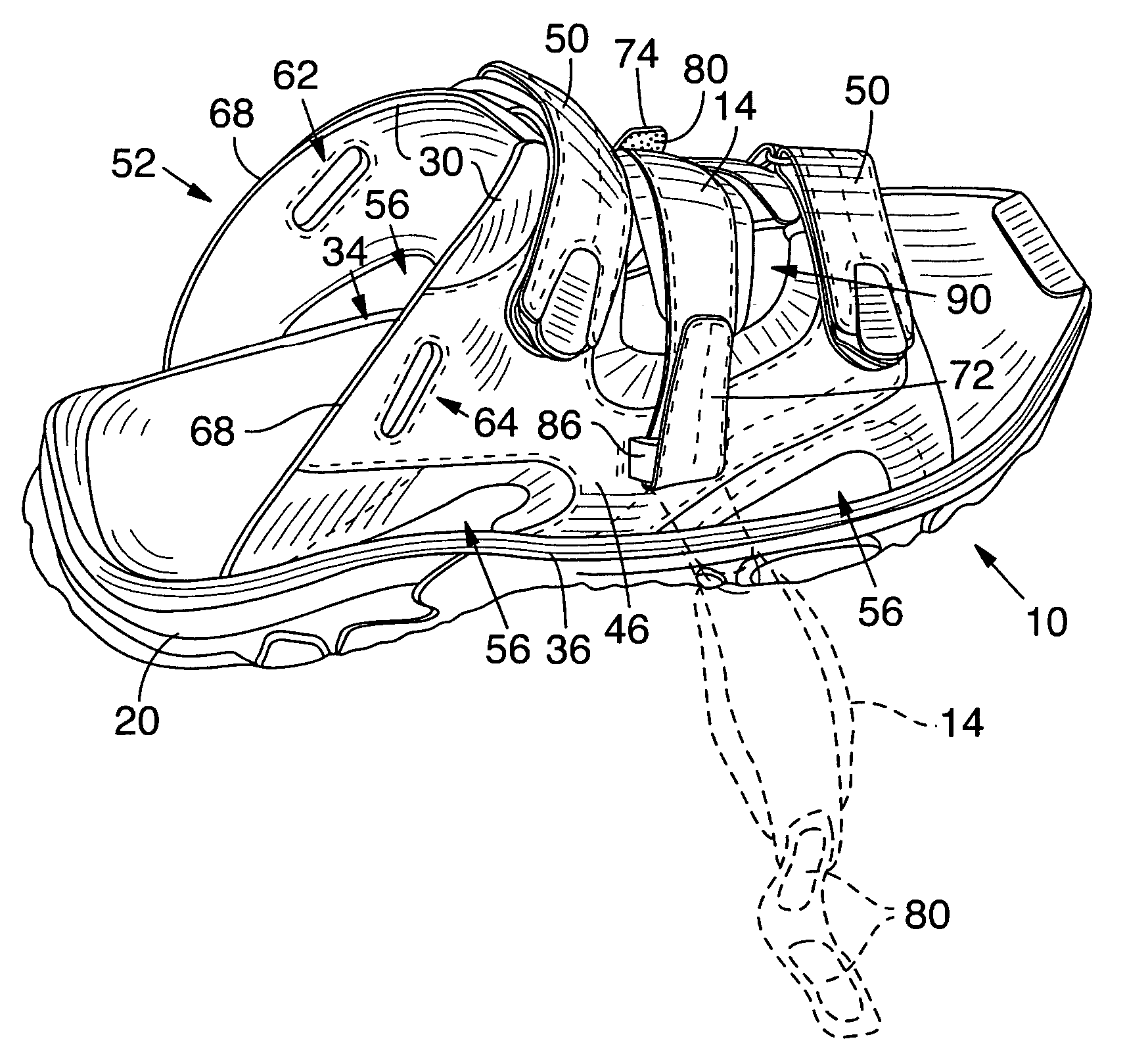 Convertible sandal