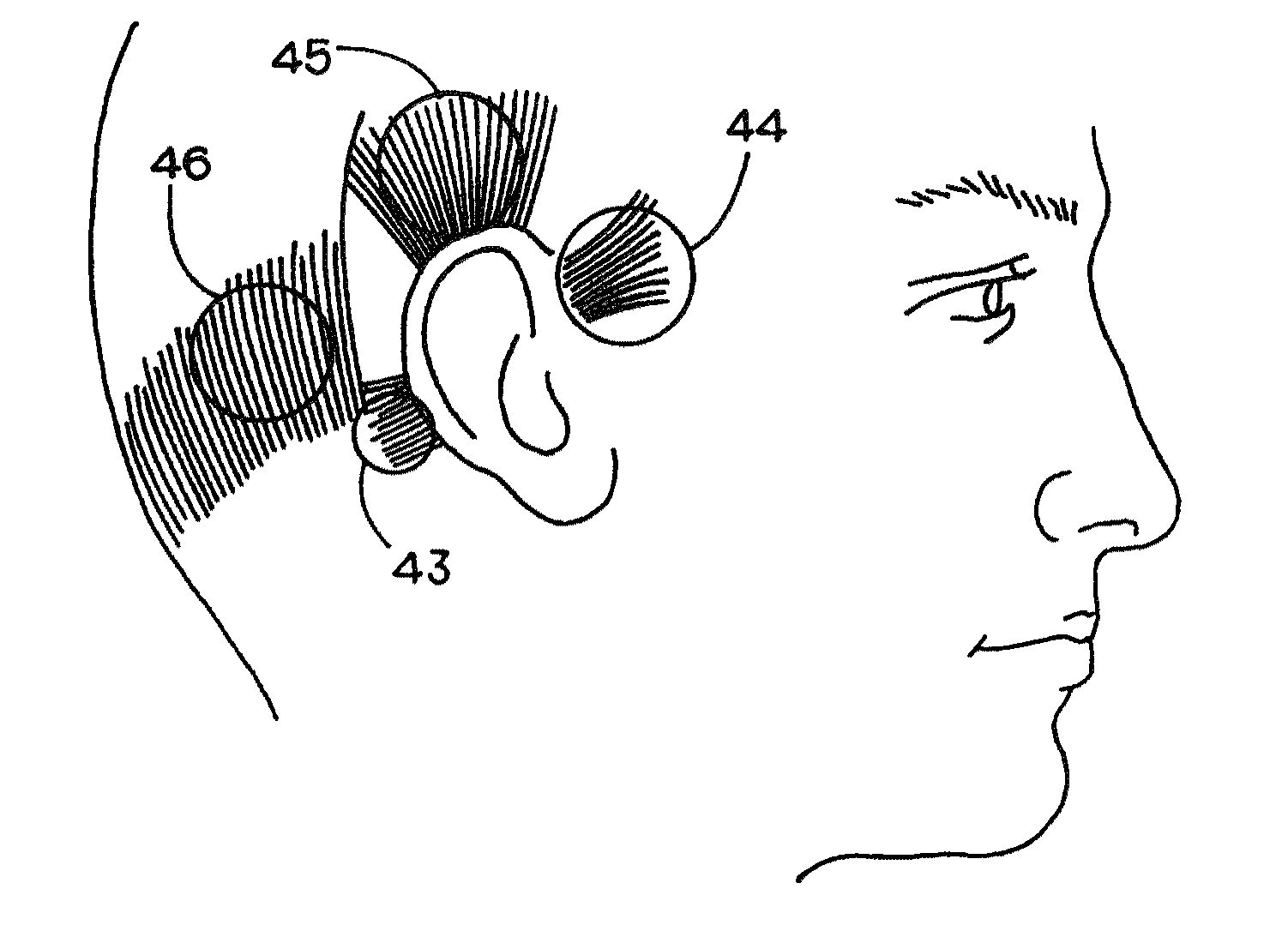 Control System and Apparatus Utilizing Signals Originating in the Periauricular Neuromuscular System