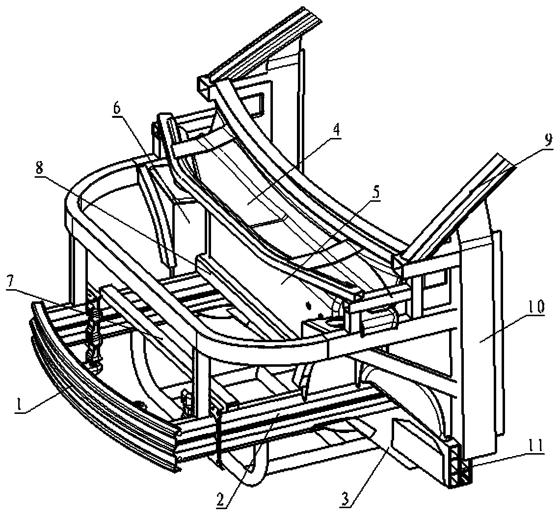 Electric vehicle and front cabin structure thereof