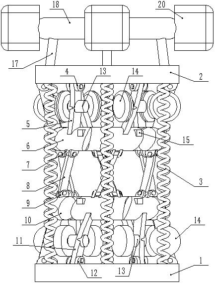 A steel pipe painting robot