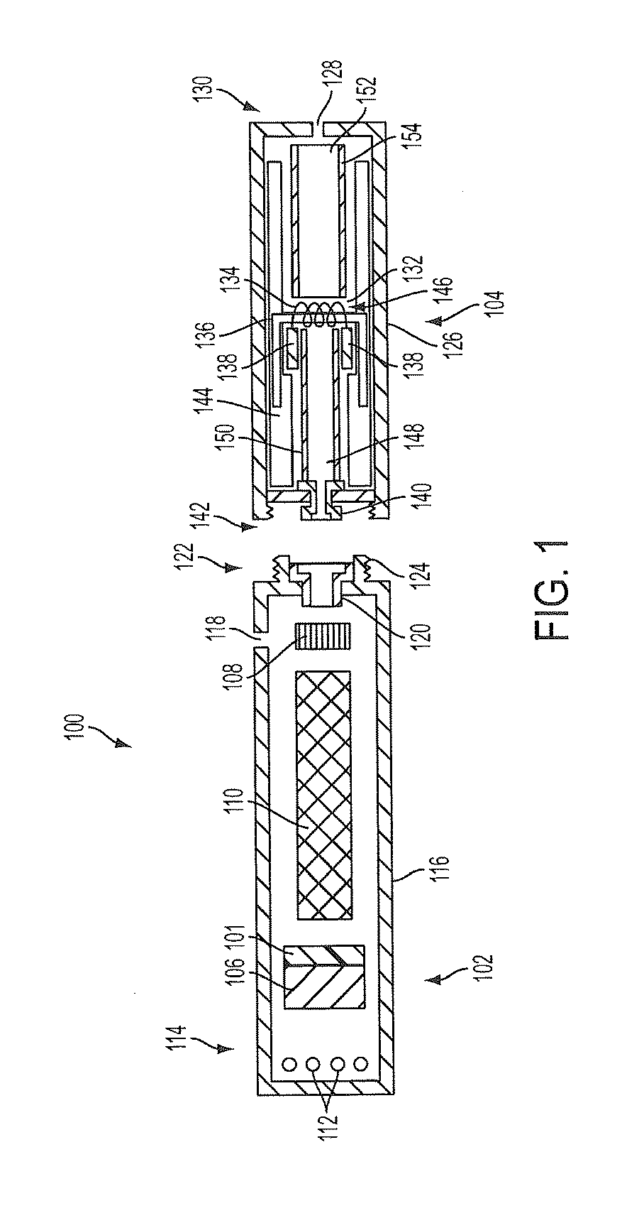 Control body for an electronic smoking article