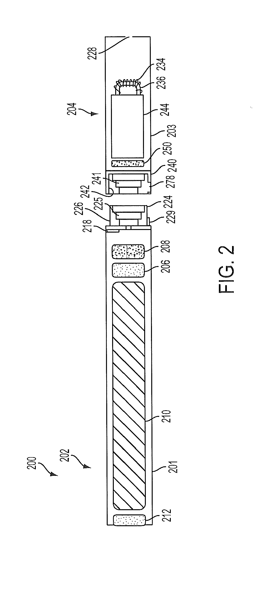 Control body for an electronic smoking article