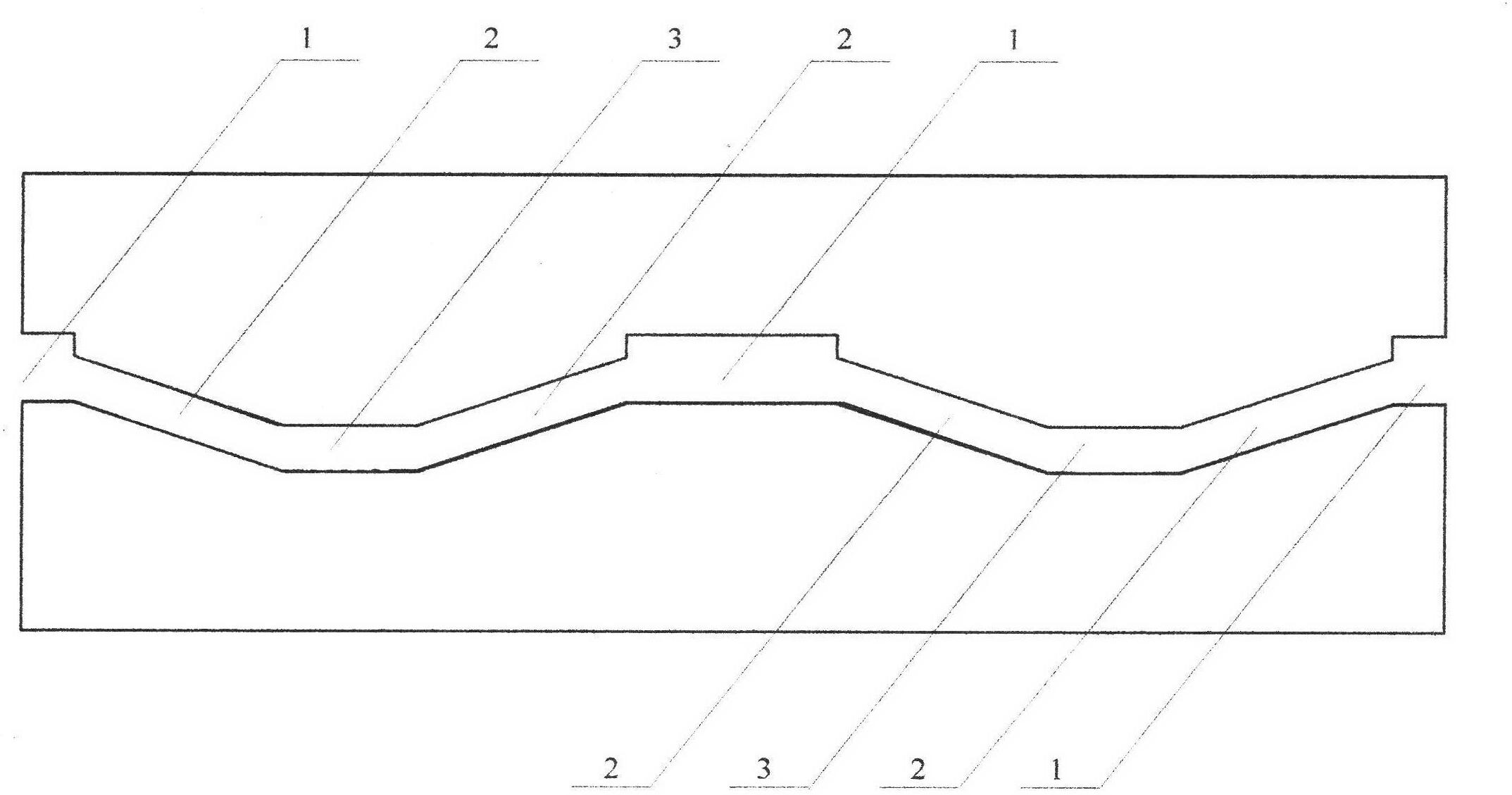 Assistance, high-speed and energy-saving type metro track imposed with speed-reducing weak inertial force