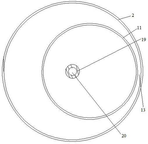 Eccentric rotary grinding induction cooker heating type medicine decocting method and medicine decocting device