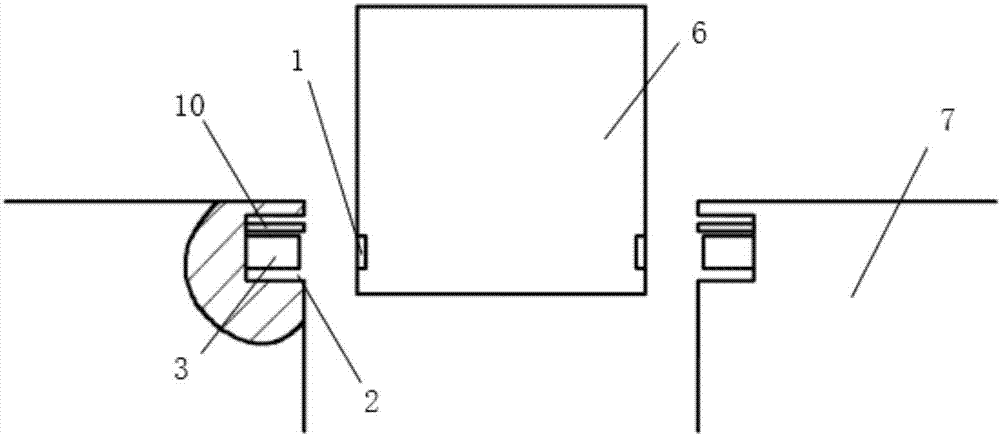 Electromagnetic vehicle body stabilizing device for suspended monorail platforms