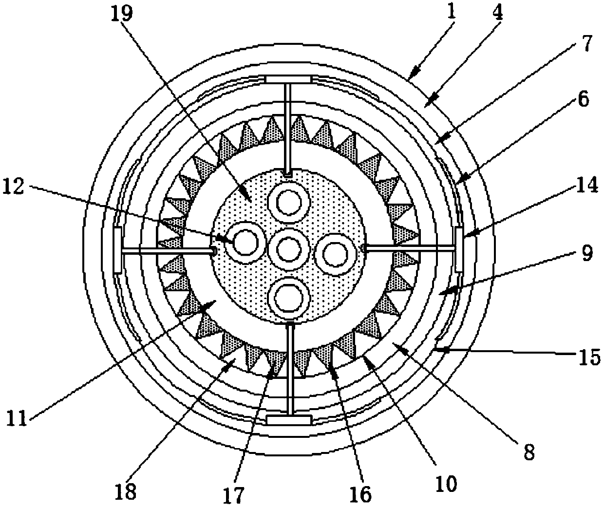 Corrosion-resistant insulating overhead cable