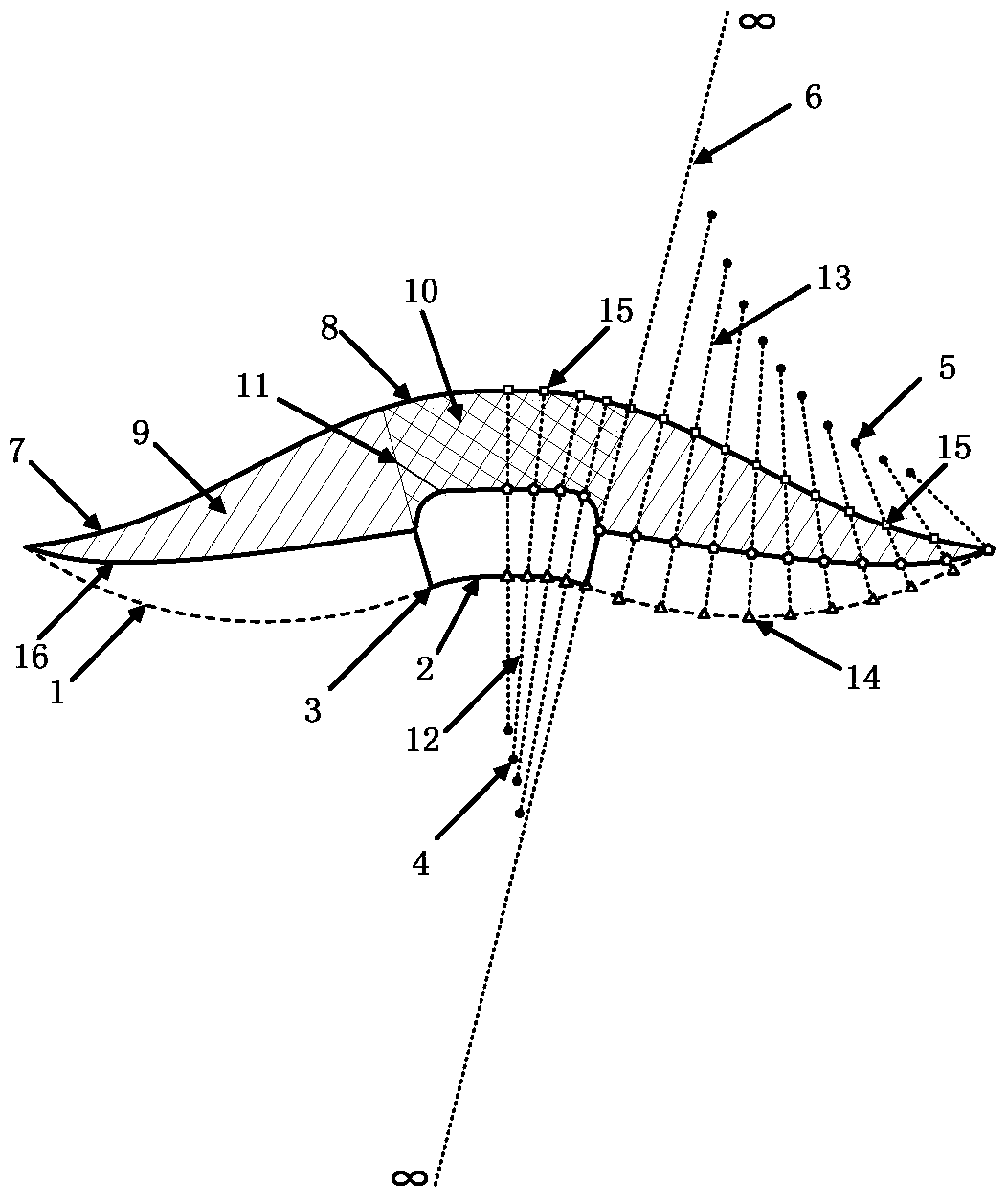 Hypersonic aerocraft and air inlet internal and external waverider integrated design method