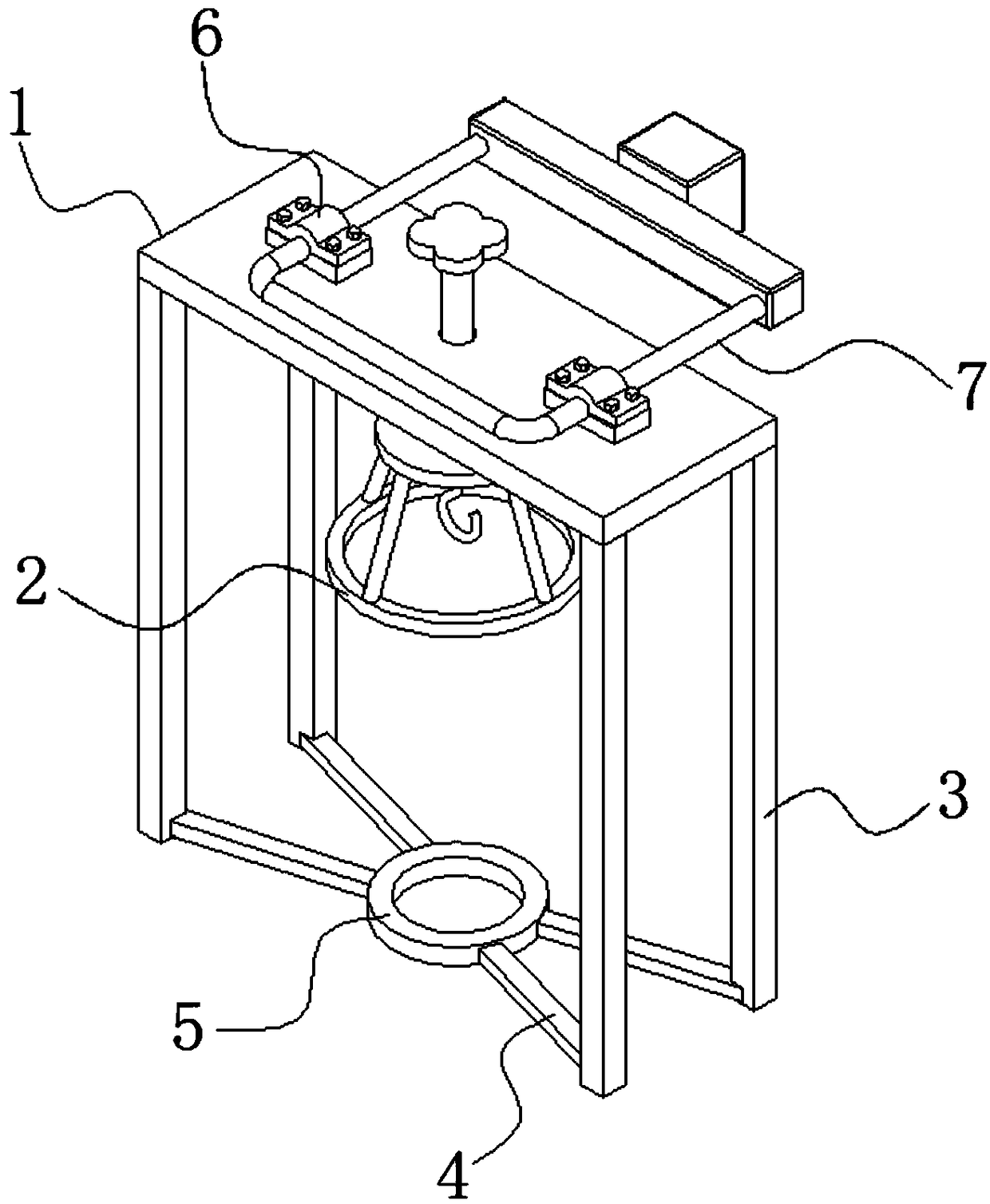 Medical fixing structure for infusion