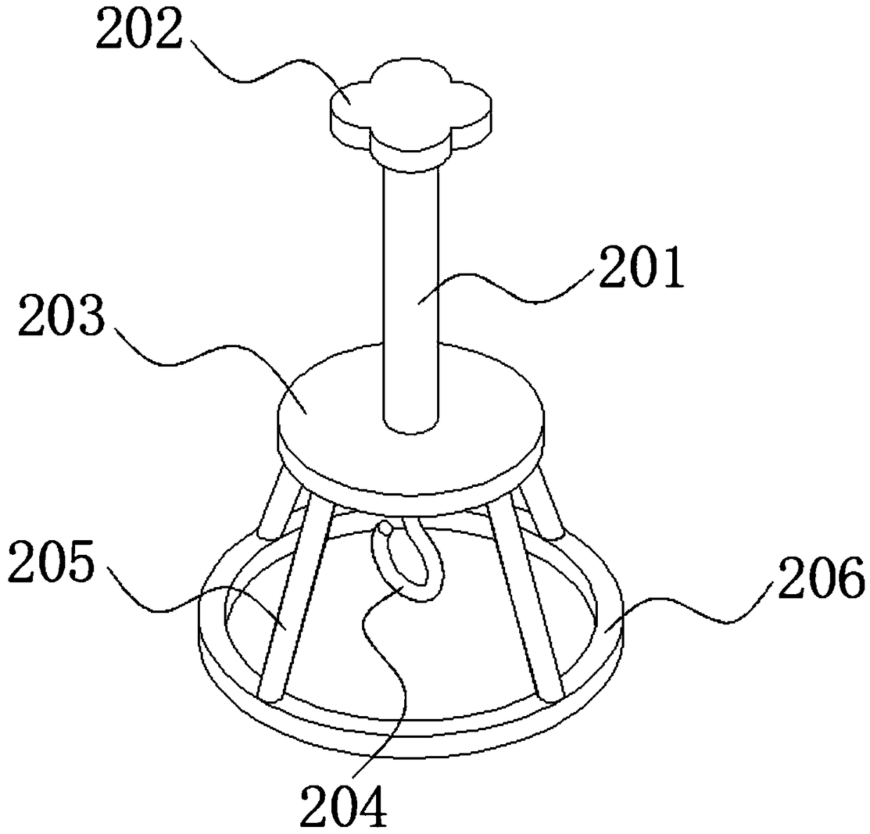 Medical fixing structure for infusion