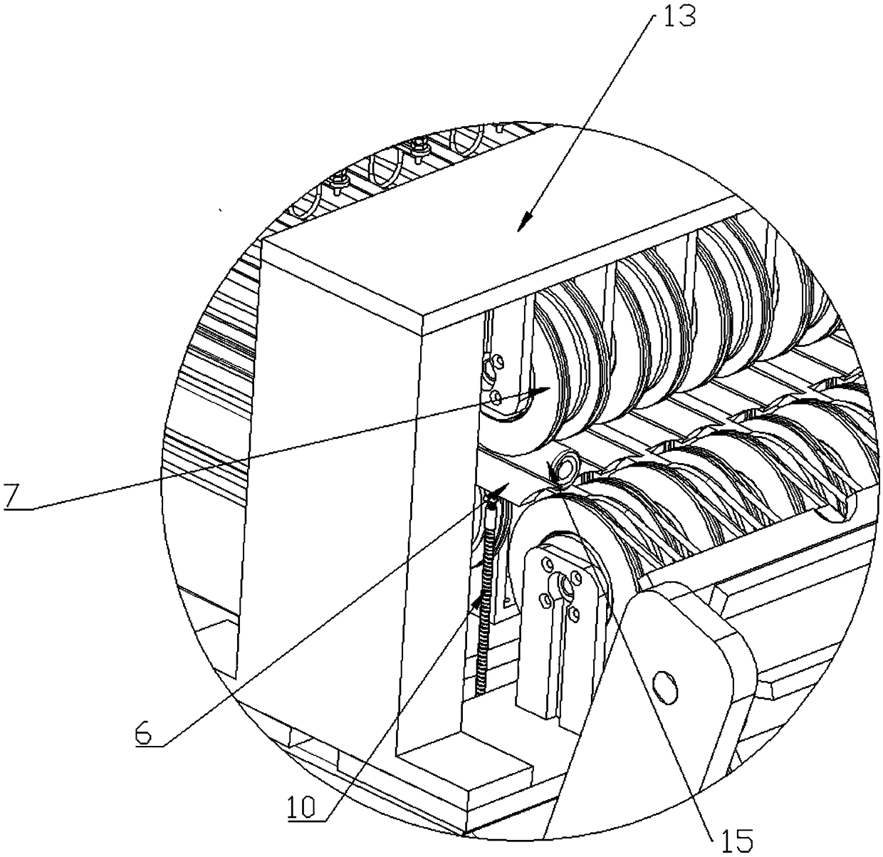 Medicine bottle conveying mechanism