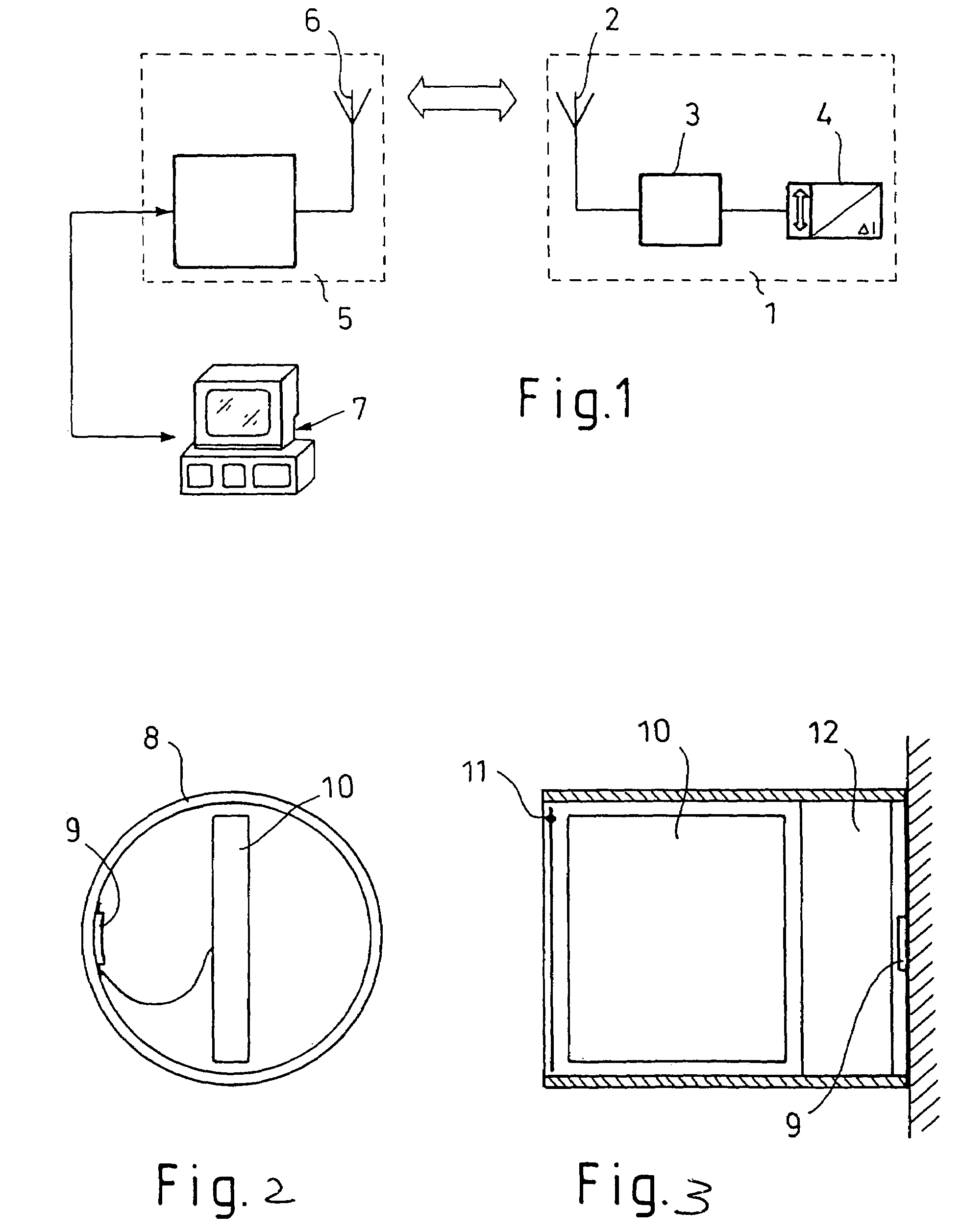 Service life sensor device