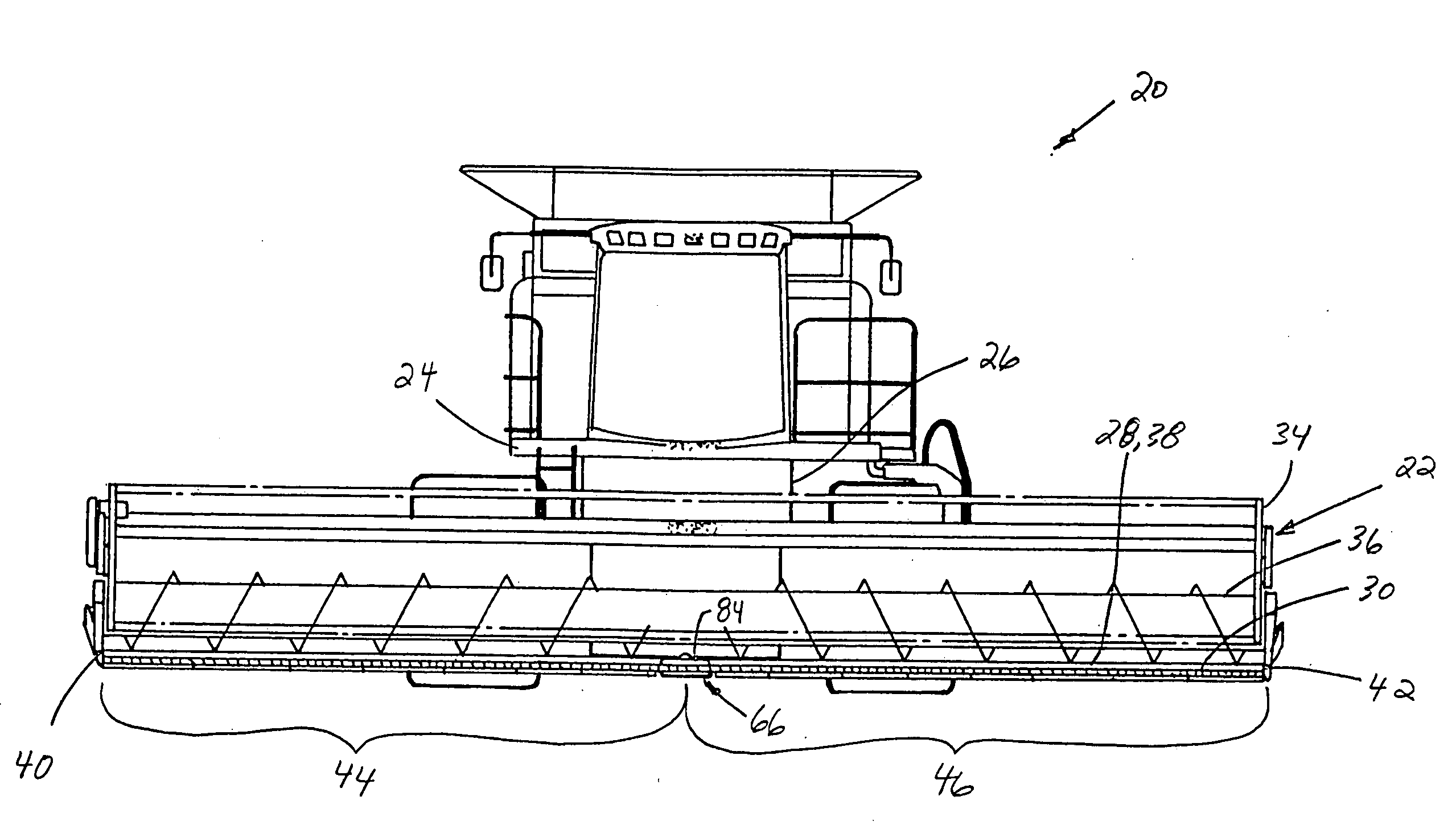 Compact sickle drive for a header of an agricultural plant cutting machine