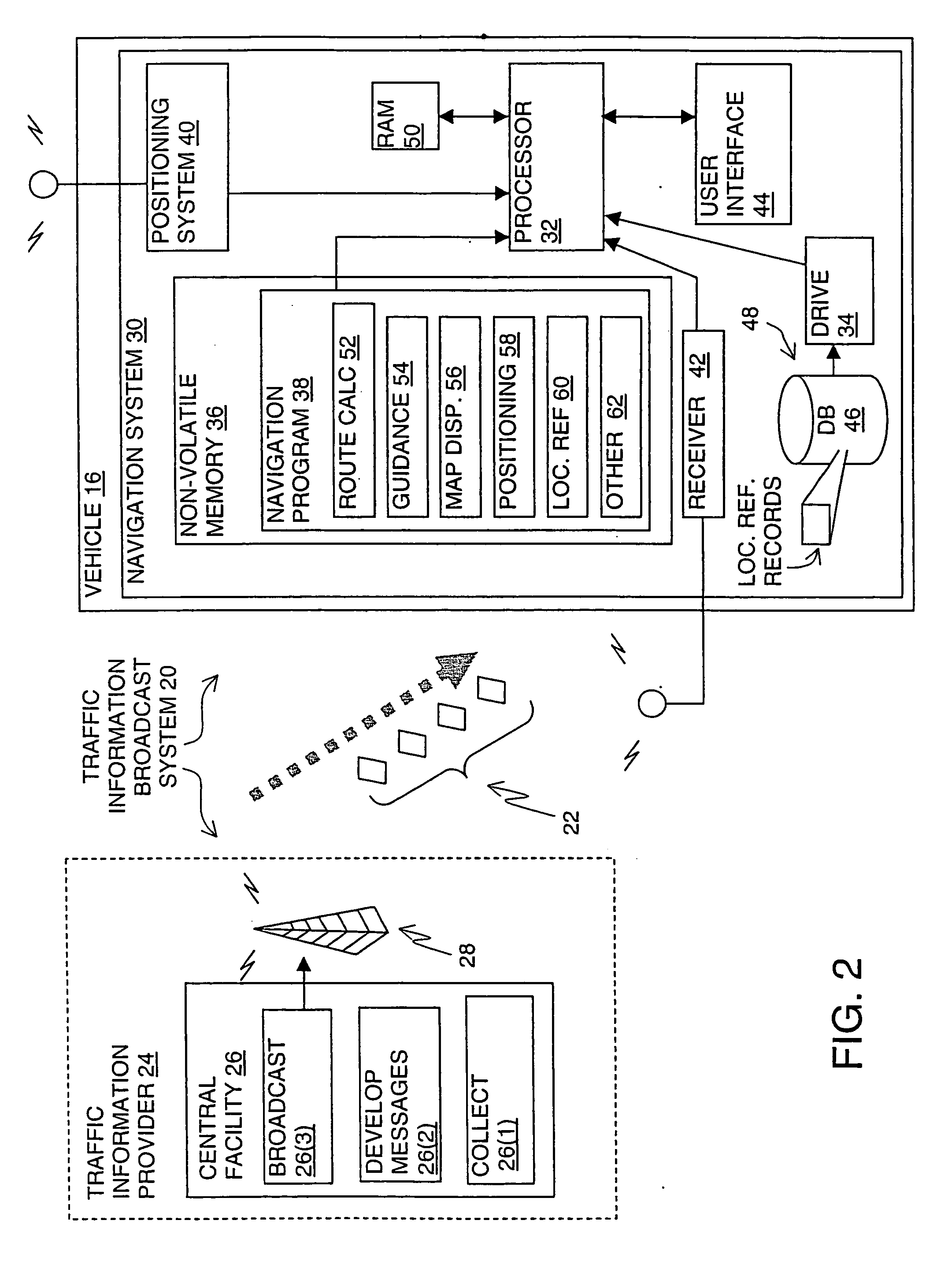 Method and system for developing traffic messages