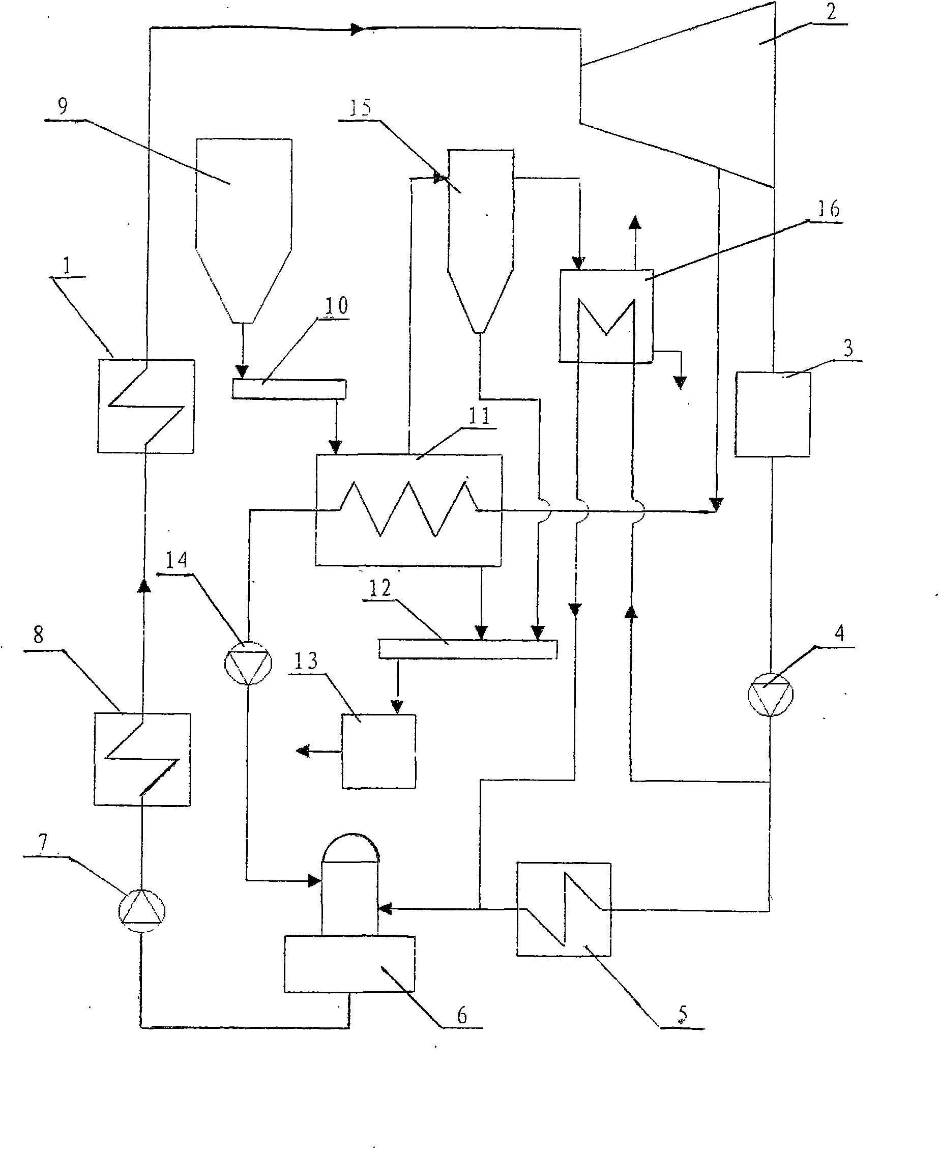 Thermal power generation system based on high-moisture lignite pre-drying upgrading and recovering technology