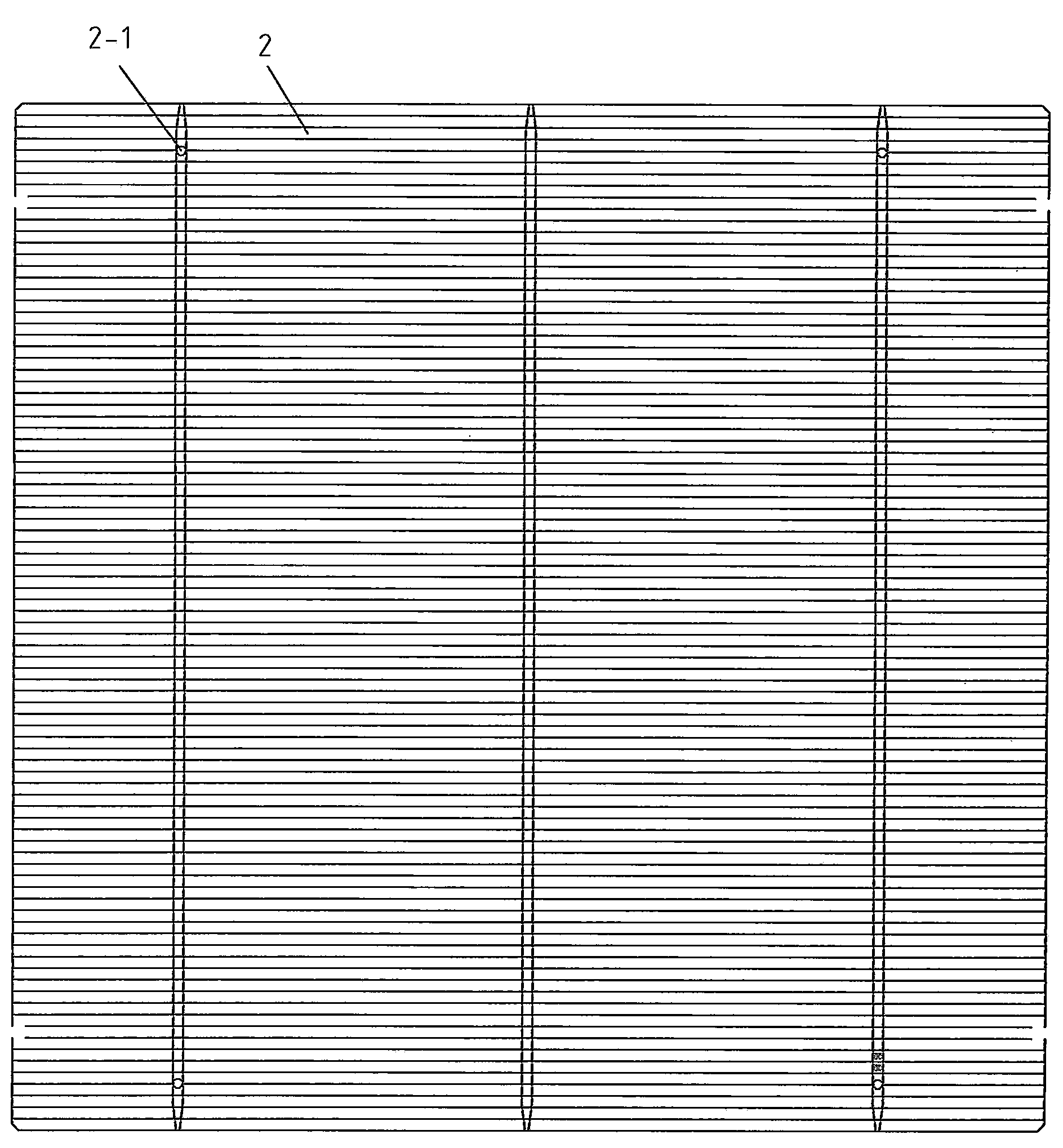 Secondary printing alignment method of silicon solar cell