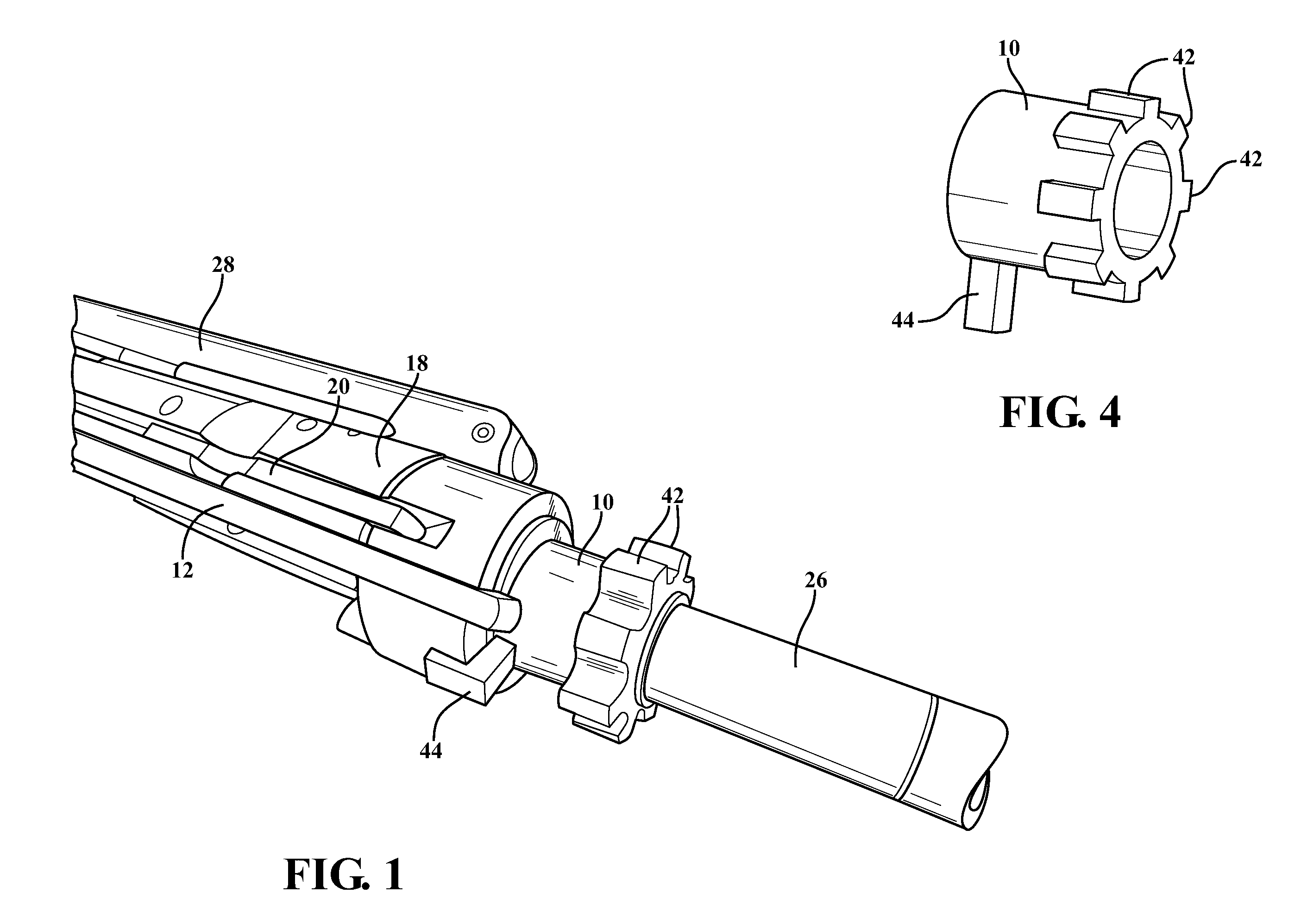 Chamber insert lock installed within an ar-15/16 barrel extension for locating and reducing movement of an associated sub caliber action