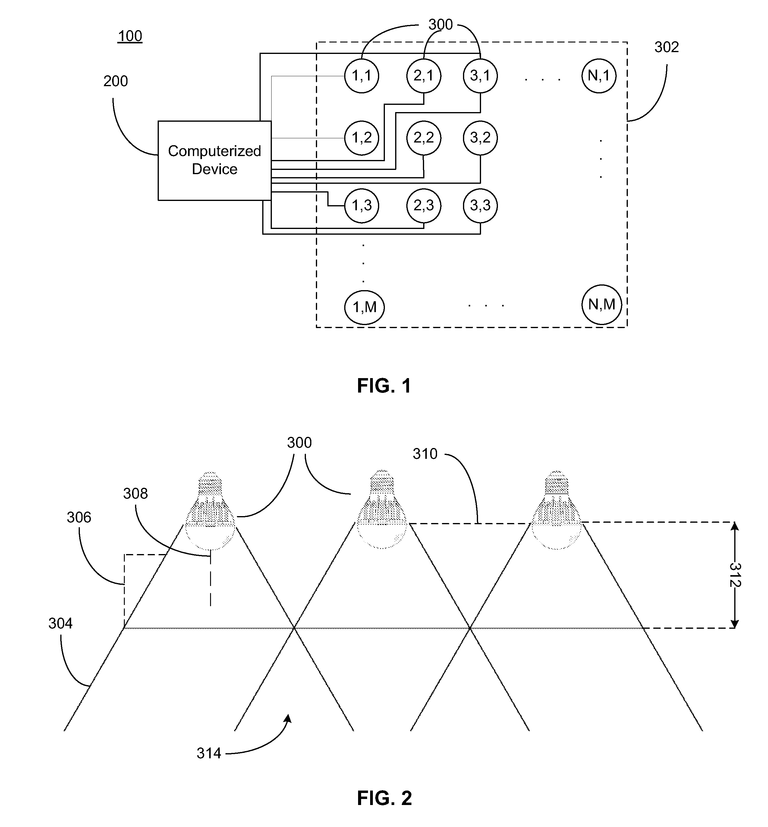 System for generating non-homogenous light and associated methods